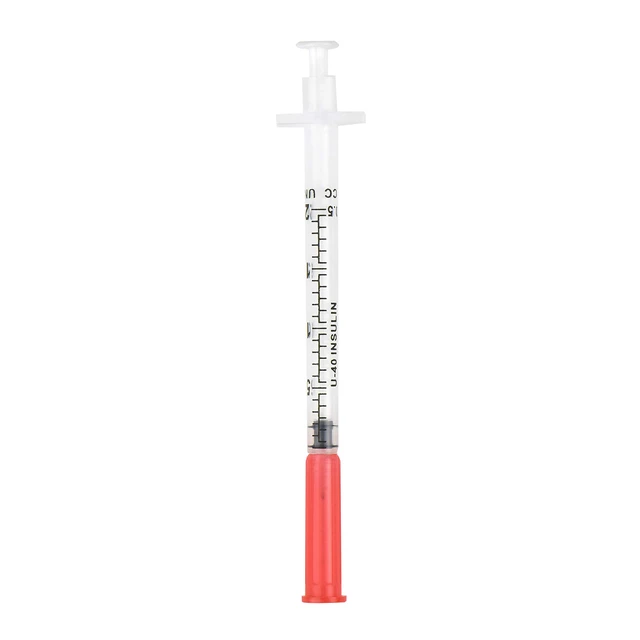 Alt view image 3 of 5 - U-40 Pet Insulin Syringes 29G 1/2cc, 1/2" 100-Pack