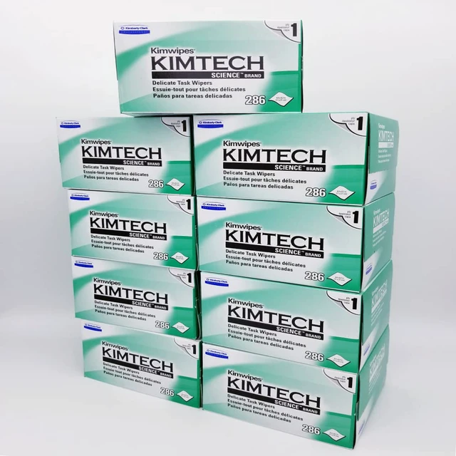 Alt view image 3 of 3 - Professional QLZSTWUH Kimtech Science KimWipes Delicate Task Wipers, 4.4 x 8.4 in. 1-ply, 9 Box of 280