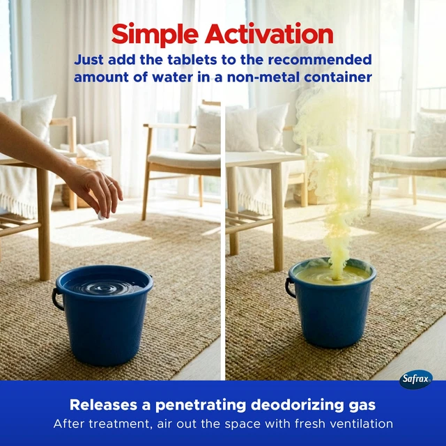 Alt view image 3 of 7 - DISIN-CLO2 Multi-Purpose Instant Chlorine Dioxide Tablets Fast-Acting Cleaning & Deodorizing Tablets for Home, Kitchen & Travel Freshness Booster for Surfaces, Water Containers & Everyday Use
