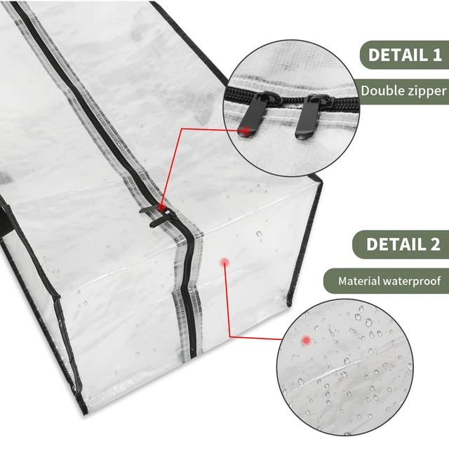 Alt view image 5 of 7 - Heavy Duty Clear Moving Bags with Strong Zipper & Comfortable Handles 12 Pack Extra Large Storage Bags Totes Moving Boxes Packing Supplies for College Dorm Room Essentials Compatible with IKEA