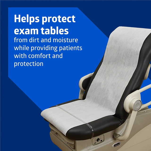 Alt view image 5 of 6 - Medical Exam Table Paper, Crepe Table Paper, 21 inches x 125 feet, Case of 12 Rolls