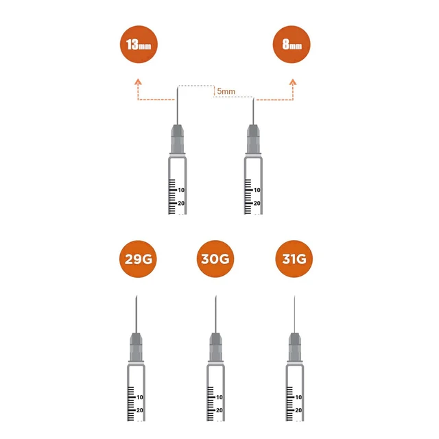Alt view image 3 of 7 - 1ml Syringes with 30G 5/16" (8mm) Needle, Individual Wrapped, 100PACK (1CC 30G 5/16"-100PACK)