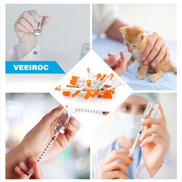 Alt view image 4 of 7 - 1ml Syringes with 30G 5/16" (8mm) Needle, Individual Wrapped, 100PACK (1CC 30G 5/16"-100PACK)