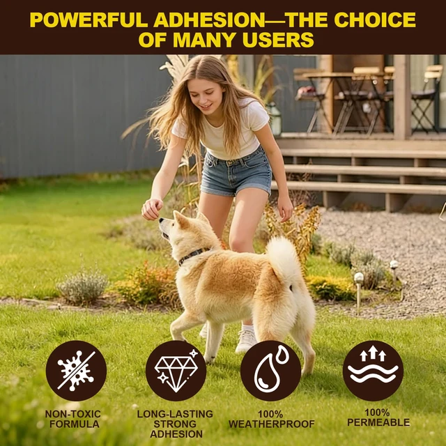 Alt view image 6 of 7 - Rock and Mulch Glue for Landscaping 1 Gal with Electric Sprayer Ready-to-Use Mulch Glue A 100% Permeable, Pet-Safe Adhesive for Stones & Pebbles