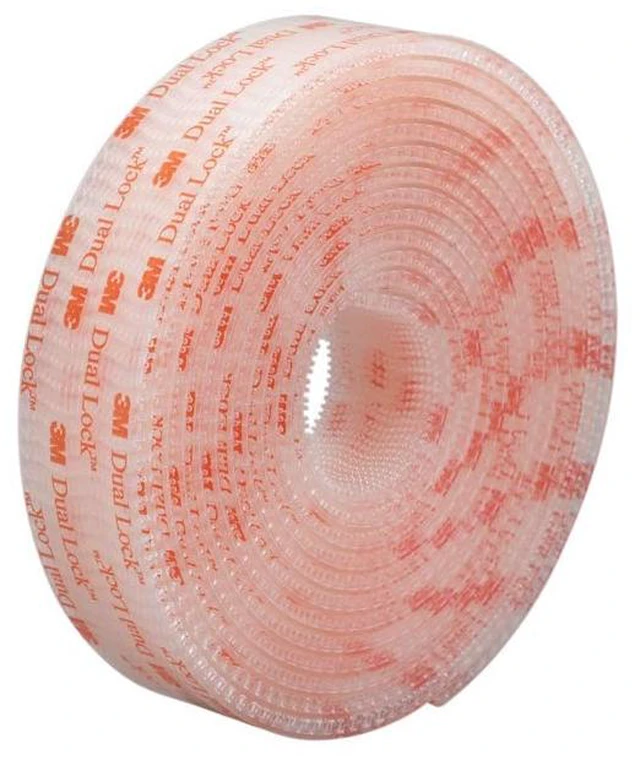 Main image of Dual Lock Reclosable Fastener SJ3560 (Clear, 1 in x 10 ft Roll) - Heavy Duty Adhesive Interlocking Tape for Indoor/Outdoor Mounting Adhesive Hook And Loop Strips