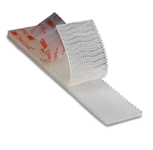 Alt view image 5 of 5 - Dual Lock Reclosable Fastener SJ3560 (Clear, 1 in x 10 ft Roll) - Heavy Duty Adhesive Interlocking Tape for Indoor/Outdoor Mounting Adhesive Hook And Loop Strips
