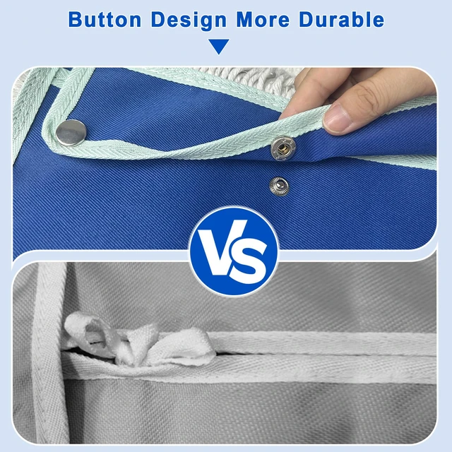 Alt view image 5 of 7 - 36" Dust Mop Replacement Pad: 2 Pack ONLY for Commerical Dust Mop Durable Thick Washable Cotton, Dry Mop Head, For Hardwood Tile Schools Offices Industrial