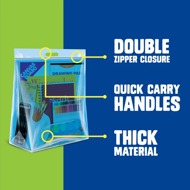 Alt view image 4 of 6 - Big Bags 5 Gallon XL, Reusable Large-Capacity Plastic Storage Bags, 10 count