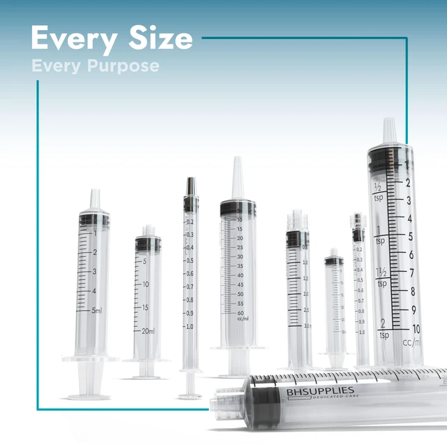 Alt view image 4 of 7 - 10ml Luer Slip Tip Syringes (No Needle) - Sterile, Individually Wrapped - 100 Syringes