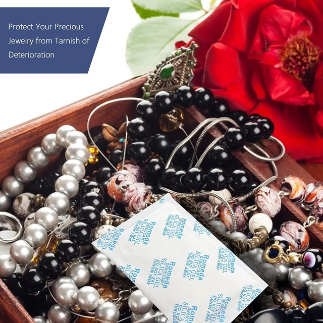 Alt view image 7 of 7 - 15 Pcs 20 Gram Silica Gel Packs, Transparent Desiccant, Desiccant Packets for Storage, Moisture Packs for Spices Jewelry Shoes Boxes Electronics Storage (Pack of 3)
