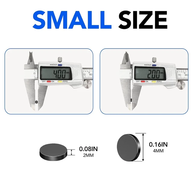 Alt view image 2 of 6 - Small Neodymium Magnets, 240Pcs Black Tiny Round Fridge Magnets Strong Rare Earth for Fridge, Whiteboard, Billboard, Hobbies, Dry Erase Board