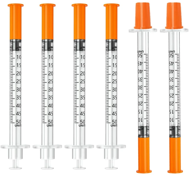 Main image of 0.5ml 30G 5/16" (8mm) Lab Syrings, Individually Wrapped, Box of 100