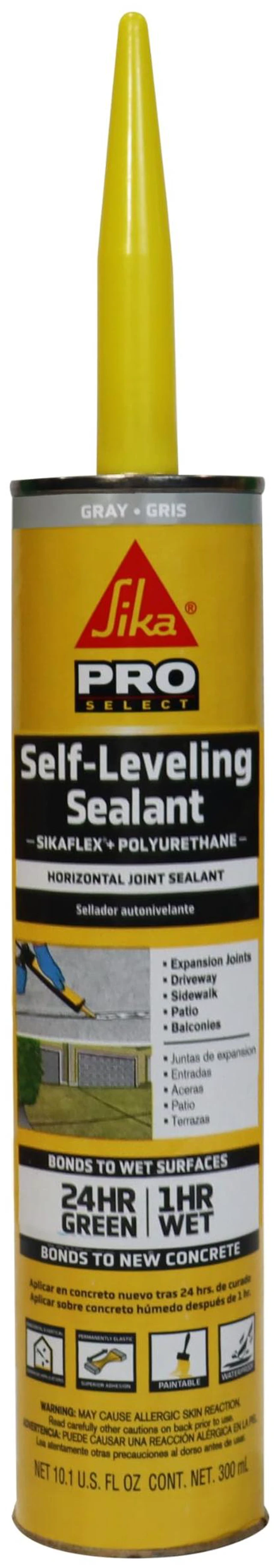 Main image of flex Self-Leveling Sealant, Gray Polyurethane, Fast Curing, for Concrete Expansion Joints, Waterproof, Paintable, Fills Cracks up to 1.5 in., 10.1 fl. oz Cartridge