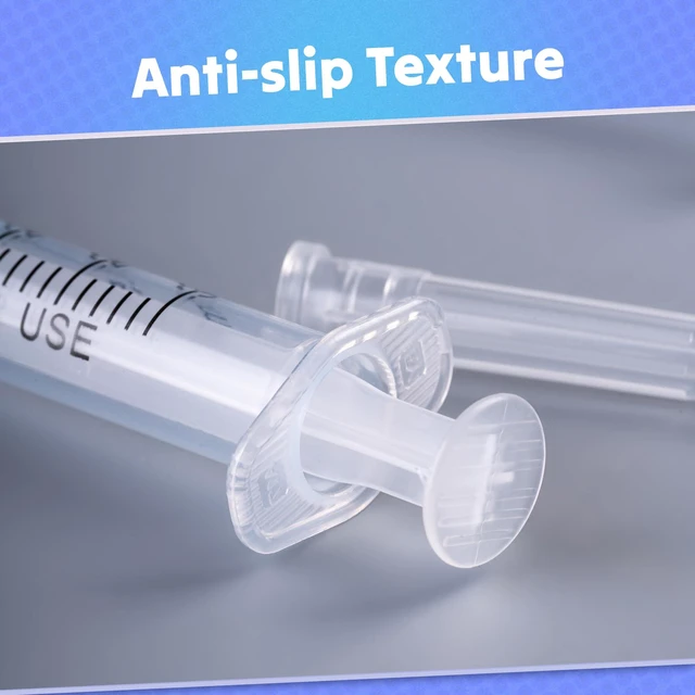 Alt view image 6 of 7 - 3ml Syringes with 23 Gauge 1 Inch Needles Luer Lock Disposable, 100 Pack Disposable Lab Supplies for Measuring Refilling Dispensing Liquids, Oil, Inks, Watering, Plant, Pet Feeding, Glue Applicator