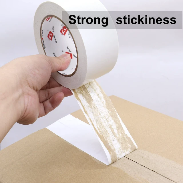 Alt view image 6 of 7 - 2 Pack Duct Tape Heavy Duty,9 Mil Thickness,2 Inches x 30 Yards,Strong Industrial Strength,Flexible,No Residue,Waterproof and Tear by Hand,Multi-Use for Indoor & Outdoor Repairs(White)