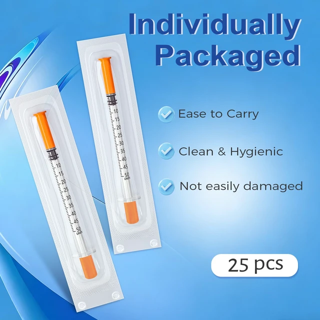 Alt view image 3 of 7 - 1mL 30G 5/16" Laboratory Consumables, Individually Packed, 100 Pack