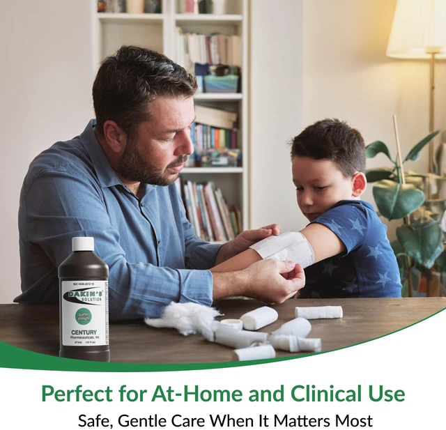 Alt view image 4 of 6 - Quarter-Strength 0.125% Sodium Hypochlorite Wound Cleanser for Acute and Chronic Wounds, Non-cytotoxic Antimicrobial No-Rinse Gentle Formula, Home or Clinical Use, 2-Pack 16 oz