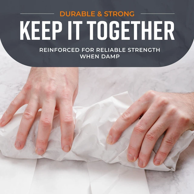 Alt view image 5 of 7 - White Kraft Butcher Paper Roll - 18" x 1200 (100 ft) - Uncoated, Unwaxed, Food-Grade Paper for Smoker, Grilling, BBQ, Wrapping & Smoking Meat, Packaging, and Sublimation