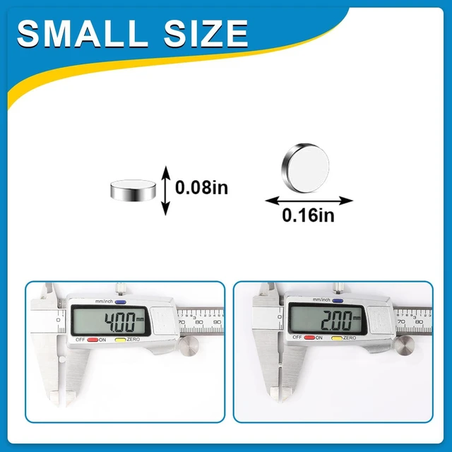 Alt view image 2 of 6 - 900 Pack Small Magnets, Refrigerator Magnet Rare Earth Magnets Neodymium Magnet for Crafts, Whiteboard, Kitchen Cabinet