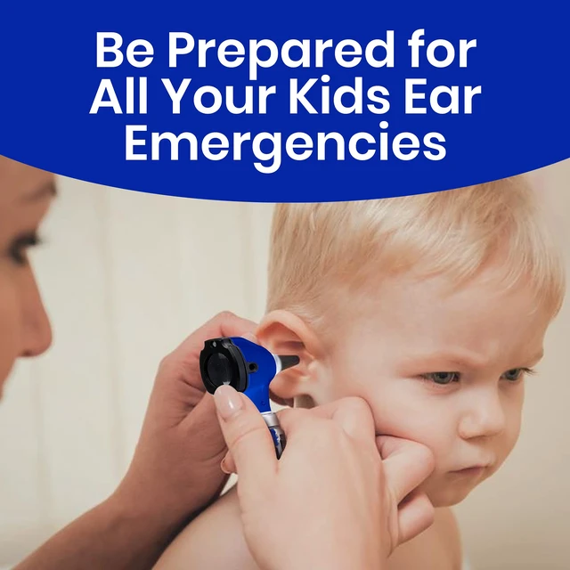 Alt view image 2 of 7 - ZetaLife Otoscope - Ear Scope with Light, Ear Infection Detector, Pocket Size (Blue Color)