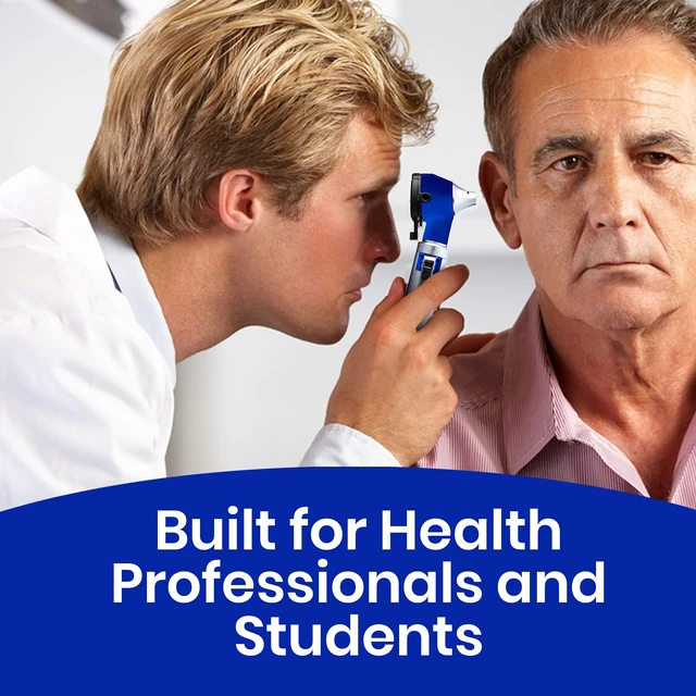 Alt view image 6 of 7 - ZetaLife Otoscope - Ear Scope with Light, Ear Infection Detector, Pocket Size (Blue Color)