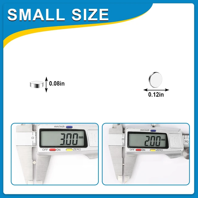 Alt view image 2 of 7 - Small Magnets, 1000 Pack Refrigerator Magnet Rare Earth Magnets Neodymium Magnets for Crafts, Whiteboard, Kitchen Cabinet