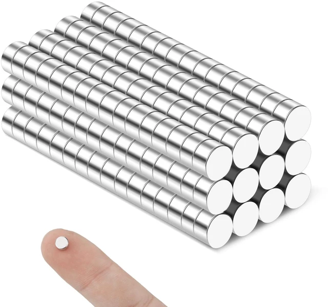 Main image of Small Magnets, 180 Pack Refrigerator Magnet 5x3mm Rare Earth Magnet Neodymium Magnets for Crafts, Whiteboard, Kitchen Cabinet