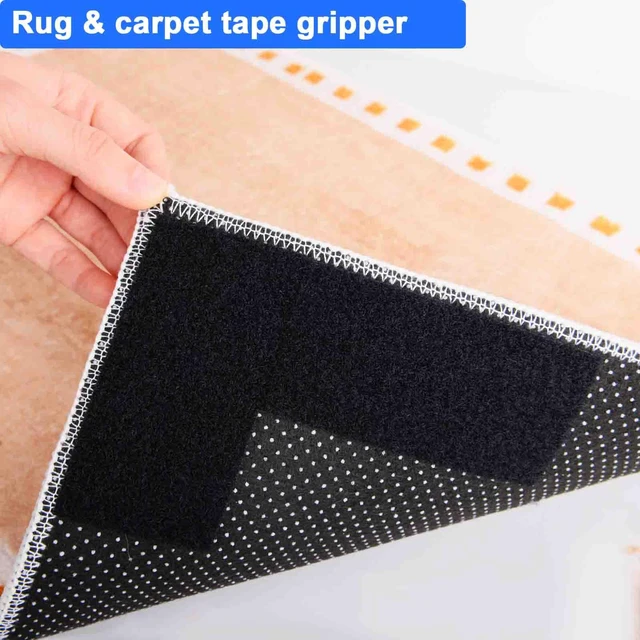 Alt view image 5 of 6 - Hook and Loop Tape 2in x 4in 10 Pairs, Slef Adhesive Interlocking Strip, Double Sided Mounting Tape Heavy Duty, Picture Hanging Strips