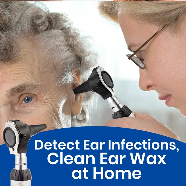 Alt view image 7 of 7 - 2 in 1 Otoscope Oph Set - Perfect for Nursing & Medical Students with Carry Case, Sight Chart & Replacement Ear Speculums