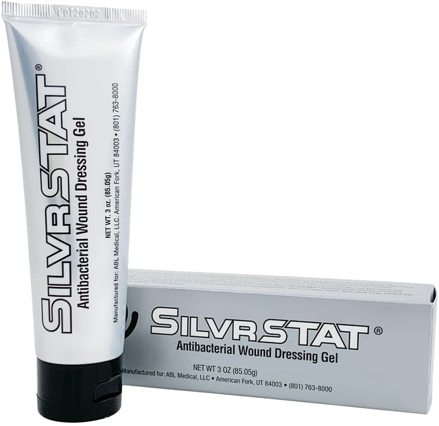 Main image of First Aid Kit Gel, 32 PPM Silver Healing Wound Dressing Solution, SilverSol AgO Particles, 3 oz