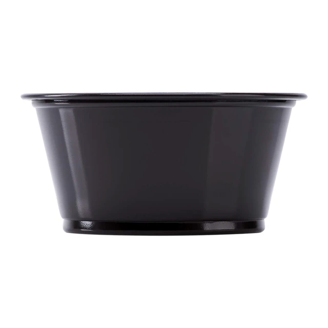 Alt view image 2 of 7 - FP-P325-PPB 3.25 oz. PP Portion Cups - Black (Case of 2500)