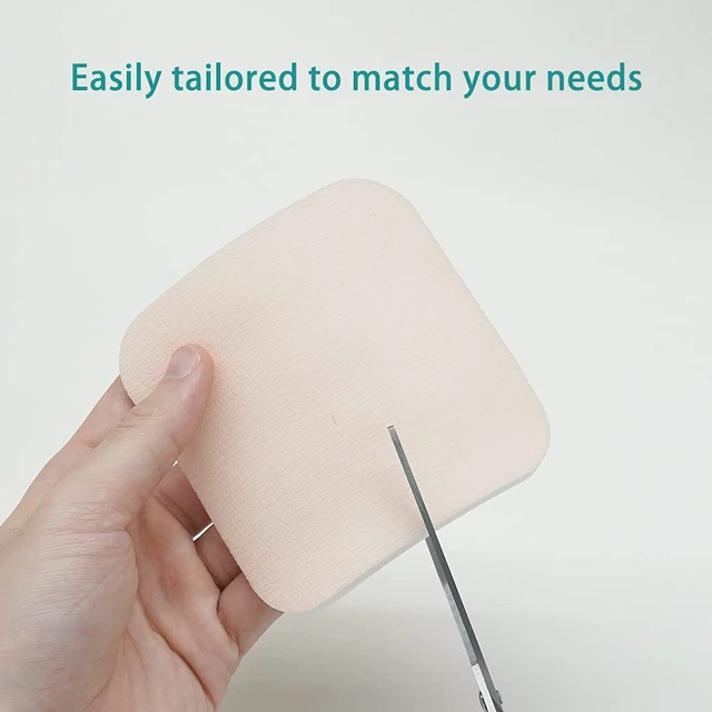 Alt view image 4 of 7 - Foam Dressing, Sterile Non-Adhesive Hydrophilic Pads, Highly Absorbent 4"x4"(10 cm*10 cm) Pack of 10 Square Waterproof Dressing for Wound Care