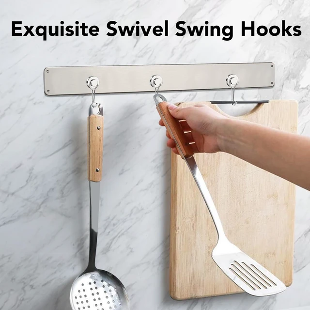 Alt view image 6 of 7 - Magnetic Hooks 28 Pack 40Lbs Heavy Duty Neodymium Magnet Hook Magnetic Swivel Hooks for Hanging Rust Proof Strong Magnets with Hook Magnetic Metal Hanger for Storage