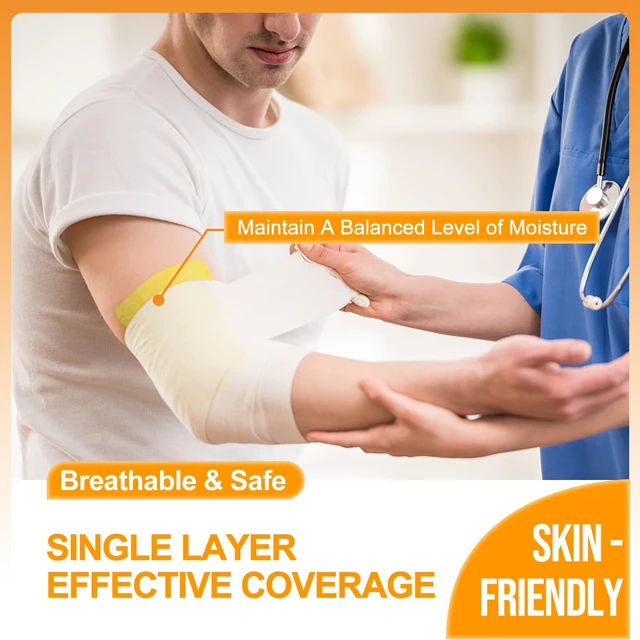 Alt view image 4 of 6 - 4"x4" Medical Xeroform Petrolatum Dressing, 25 Pack, Non-Stick Gauze Breathable Gentle, Soft Fine Mesh Gauze Patch for Wound Care, Burns, Lacerations, Skin Grafts & Surgical Incisions