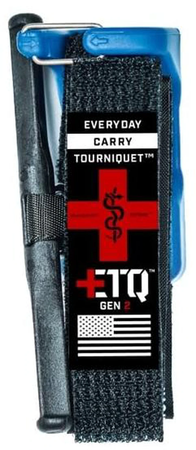 Main image of Tourniquet - ETQ Gen 2 Made in The USA | EDC Gear for Trauma Kits, Tourniquet Kits, and Medical Emergency Bags, Blue Trainer, Regular (1")