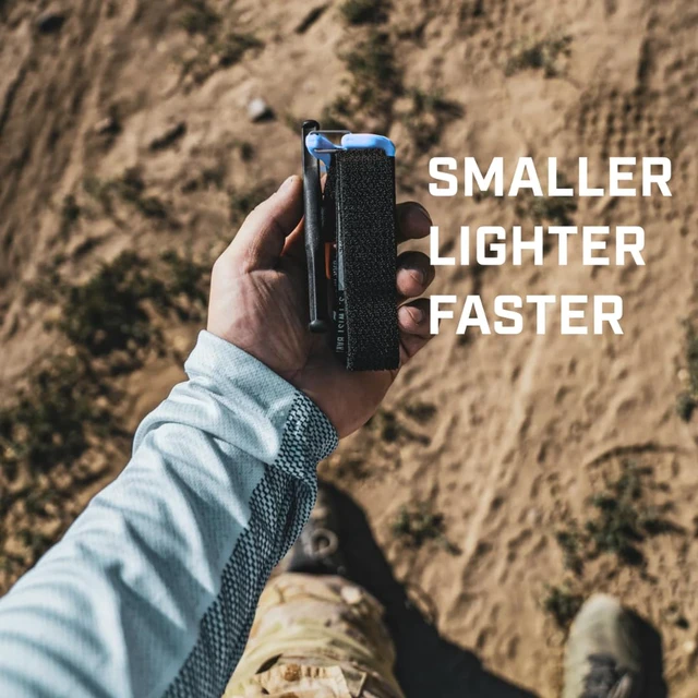 Alt view image 3 of 7 - Tourniquet - ETQ Gen 2 Made in The USA | EDC Gear for Trauma Kits, Tourniquet Kits, and Medical Emergency Bags, Blue Trainer, Wide (1.5")