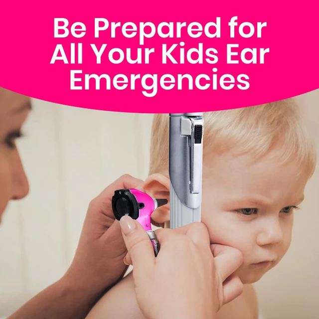 Alt view image 3 of 6 - ZetaLife Otoscope - Ear Scope with Light, Ear-Infection Detector, Pocket Size (Pink Color)