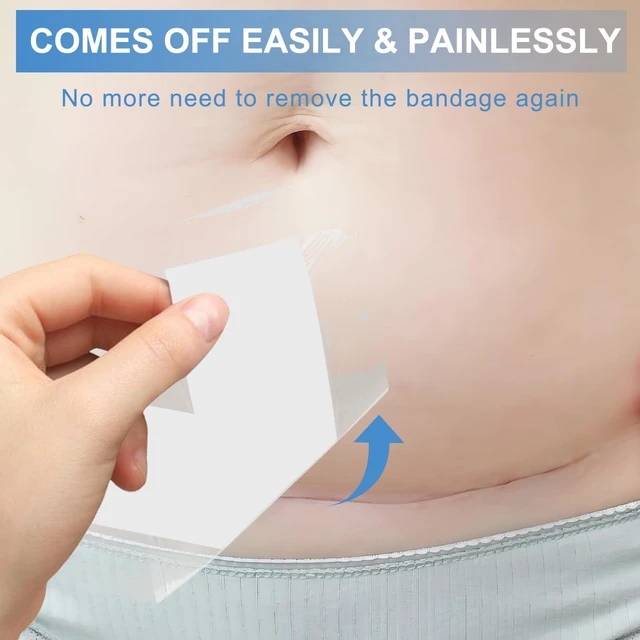 Alt view image 4 of 7 - 30 Pack 4"x12" Waterproof Adhesive Island Dressing for Post-Surgery Recovery | Sterile Bordered Gauze Bandages with Non-Stick Pad for Knee/Hip Replacement, Surgical Incision Care & Shower Protection