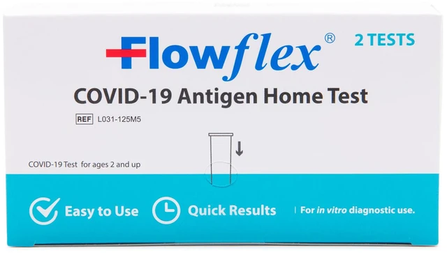 Main image of COVID Home Test Kit (2 Test) Rapid Results in 15 Minutes, Trusted OTC COVID-19 Antigen Testing Kit, FSA and HSA Eligible, Easy to Use & No Discomfort