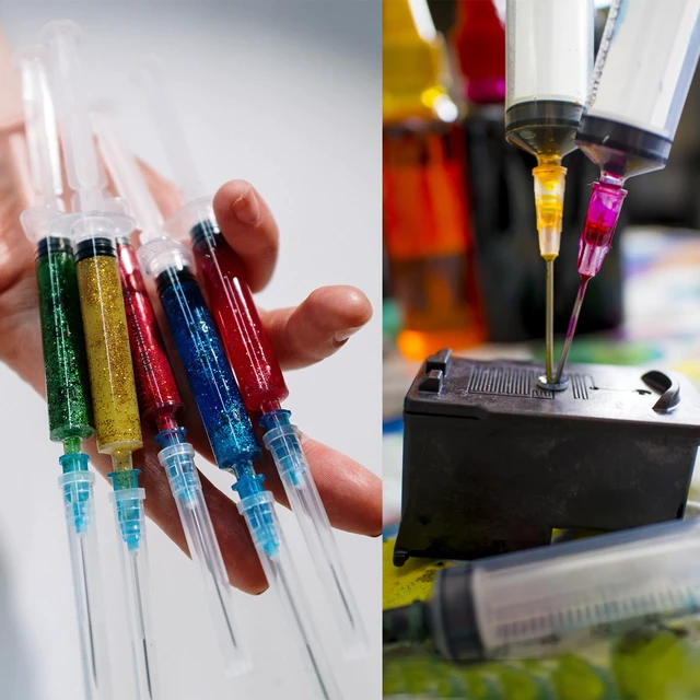 Alt view image 5 of 6 - 100pcs 3ml 25g 1.5 in Luer Lock Lab Supplies,Dispensing Liquids Individually Wrapped,Long