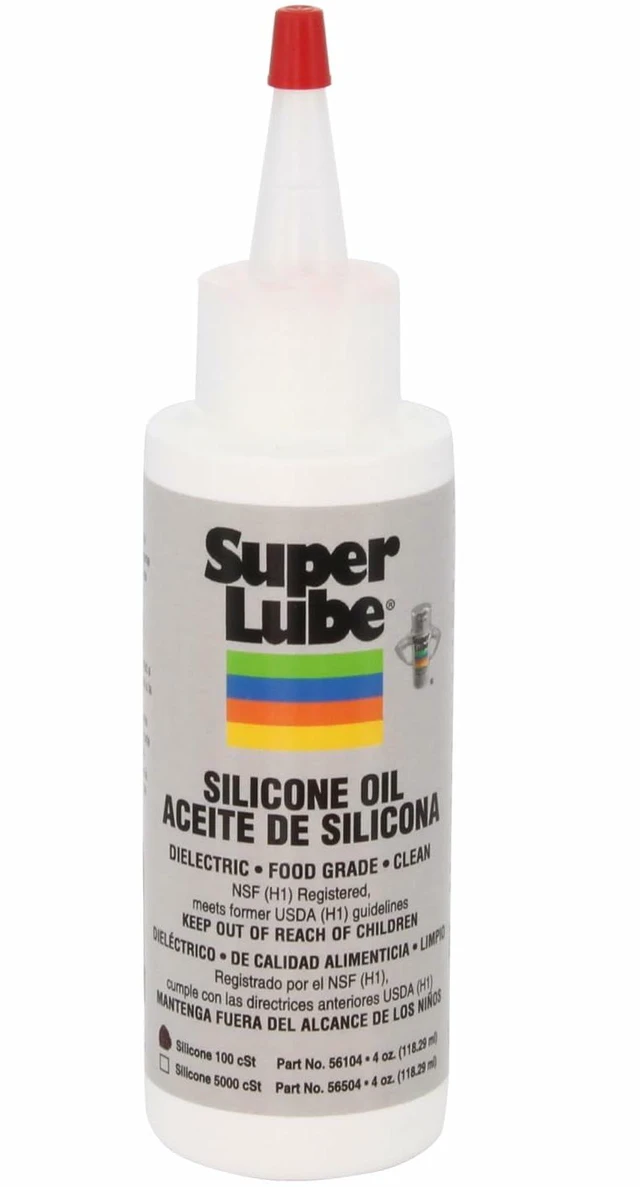Main image of Silicone Oil High & Low Temp CST (Clear, 4oz Bottle) | NSF Certified Food Grade & Clean | High and Low Temp Stable