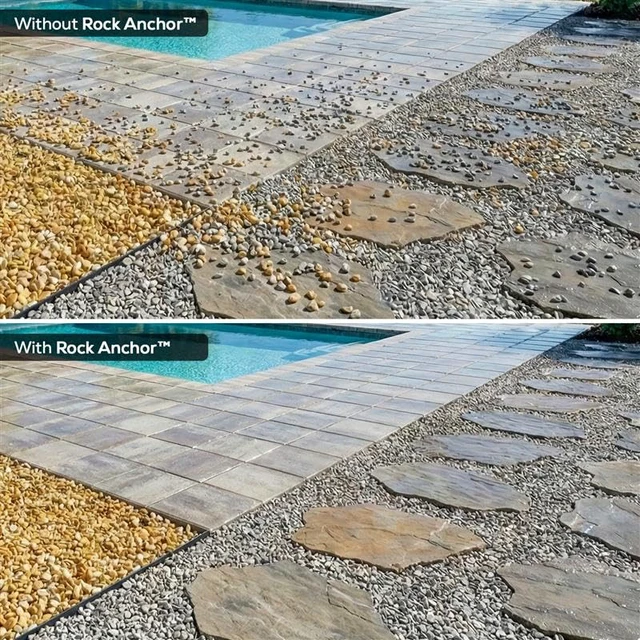 Alt view image 2 of 7 - Rock Anchor 1 Gallon - Rock Glue for Landscaping Gravel & Stone, Ready to Spray, Locks in River Rock, Pea Gravel & Decorative Rock, Prevents Scattering & Washouts, Water-Based