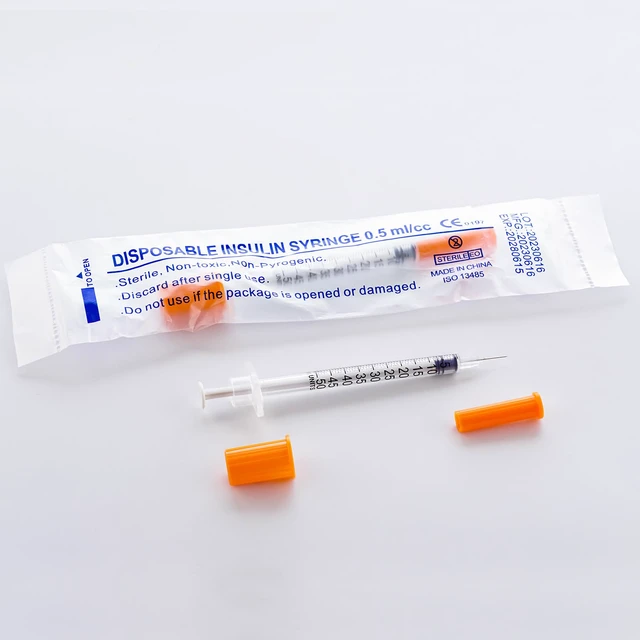 Alt view image 6 of 7 - U-100 1/2ml 31ga 0.5cc 31G x 8 mm (5/16"), 100Pack Lab Disposable Dispensing Supplies