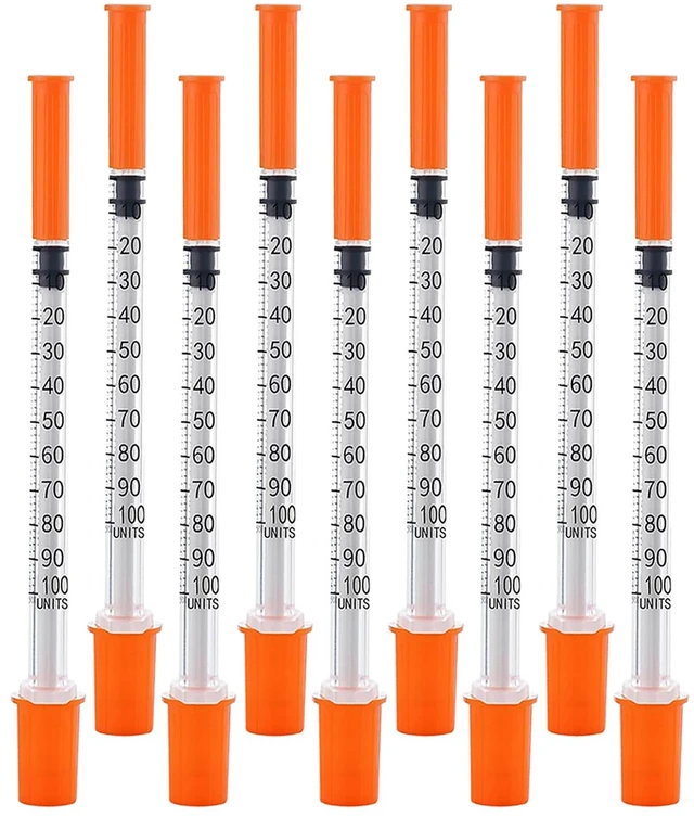 Main image of 100PACK 1ML Syringe with 30G 1/2" (13mm) Needle, Individually Wrapped Lab Supplies (1CC 30G 1/2"-100PACK)