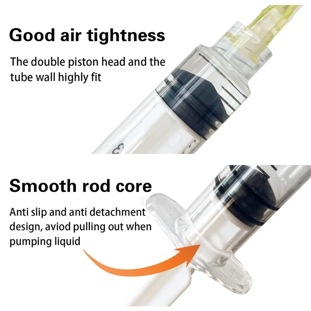 Alt view image 2 of 7 - 100pcs 10mL Syringe 20Gauge 1.5inch Luer Lock, Individually Wrapped