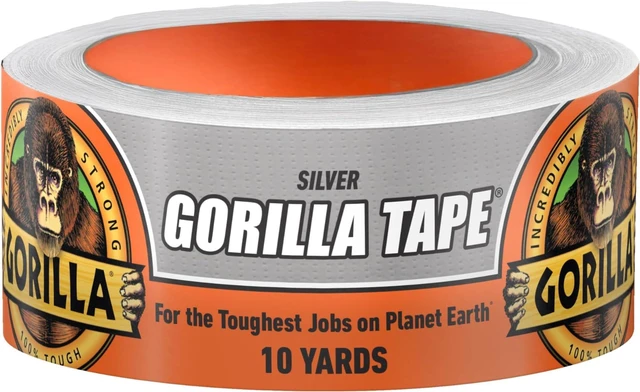 Main image of Tape,1.88 in x 10 yd,Silver - Duct,Utility,Triple Layer Strength,Indoor & Outdoor,Weather Resistant Shell,(Pack of 6)