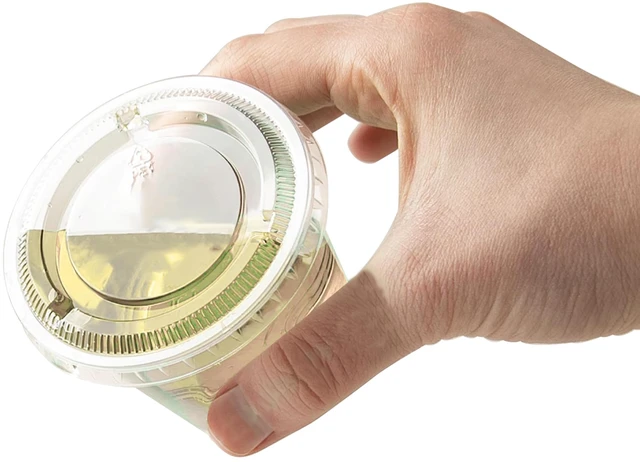 Alt view image 2 of 6 - 200 Sets-5.5 Ounce Disposable Plastic Jello Shot Cups with Lids, Souffle Portion Cups