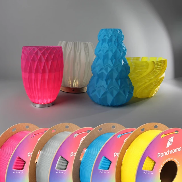Alt view image 4 of 7 - Panchroma Translucent PLA Filament 1.75mm, 1kg, Magenta Neatly Wound, Semi Transparent PLA, Easy Print & Smooth Feeding, Compatible with Bambu Lab & Most 3D Printers