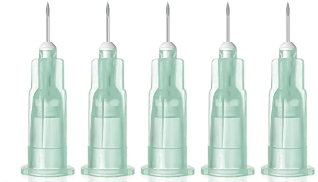 Main image of 100 Pcs 32G 4mm Needle 32 Gauge Sterile Disposable Injection Needles Dispensing Lab Supplies Individually Sealed Packaging