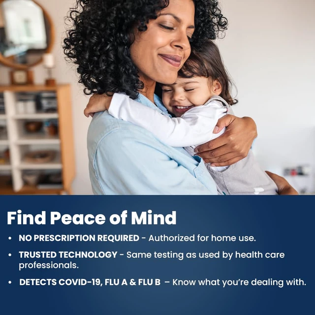 Alt view image 3 of 7 - COVID & Flu Home Test (2 Tests) Rapid Results in 15 Minutes, Trusted OTC COVID-19 & Flu A/B Testing Kit, FSA and HSA Eligible, Easy to Use & No Discomfort